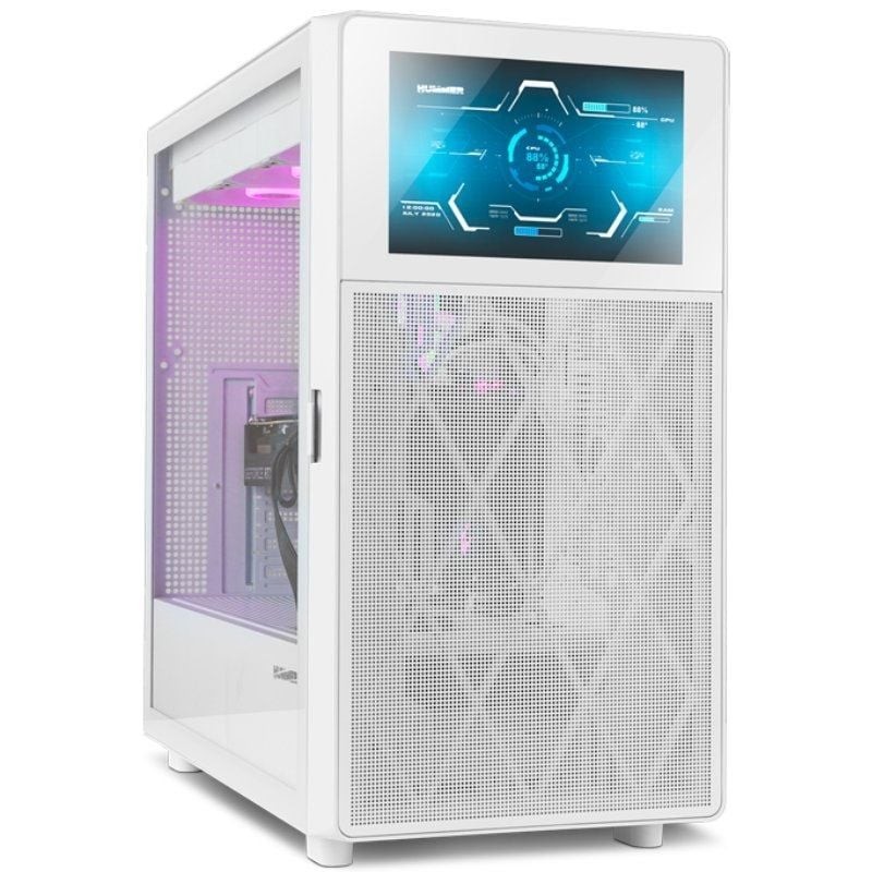 Caja Gaming Semitorre Nox Hummer Bios/ Blanca
