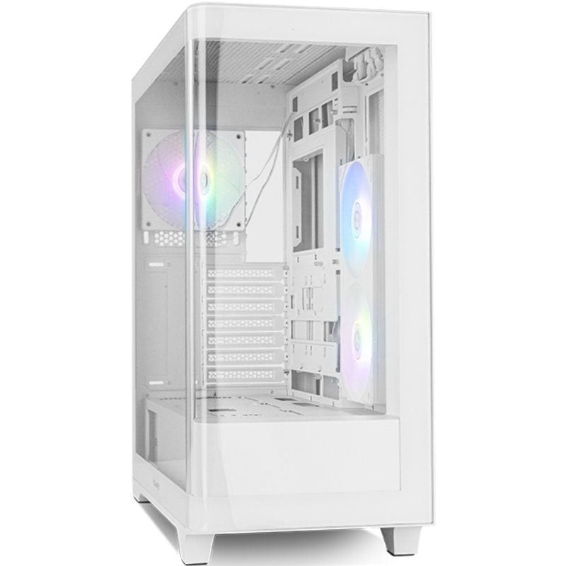Caja Gaming Semitorre Nox Hummer ETHER/ Blanca