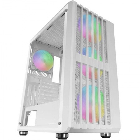 Caja Gaming Semitorre Mars Gaming MC-VAULT/ Blanca