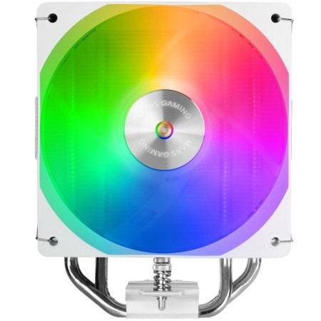 Ventilador con Disipador Mars Gaming MCPU-X4ARGB/ 12cm/ Blanco