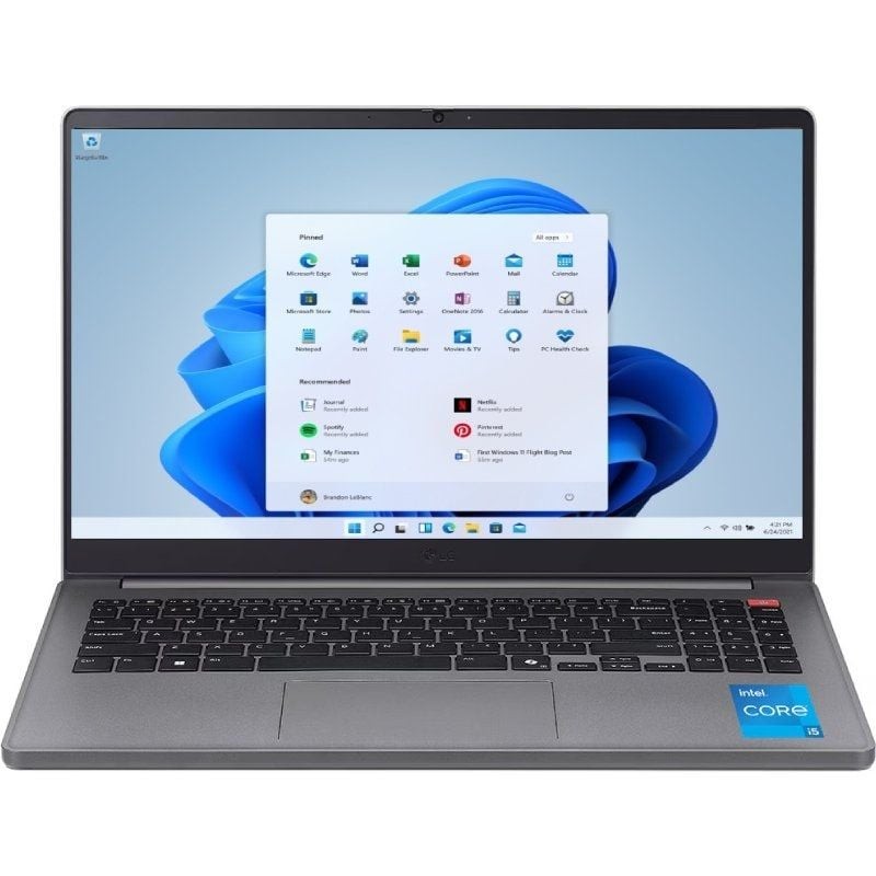 Portátil LG Gram Book 15U50T-G.AP55B Intel Core i5-1334U/ 16GB/ 512GB SSD/ 15.6'/ Win11 Pro