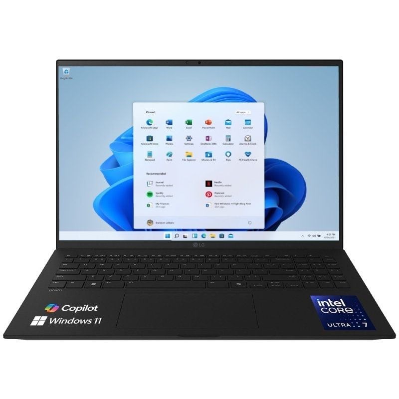 Portátil LG Gram 16Z90T-G.AD88B Intel Core Ultra 7-255H/ 32GB/ 1TB SSD/ 16'/ Win11