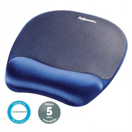 Alfombrilla Ergonómica Fellowes 9172801/ 20 x 196 x 230mm/ Azul