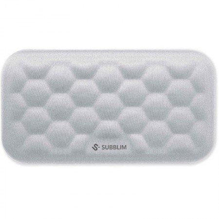 Reposamuñecas Subblim Ergo AirPadding/ Plateado