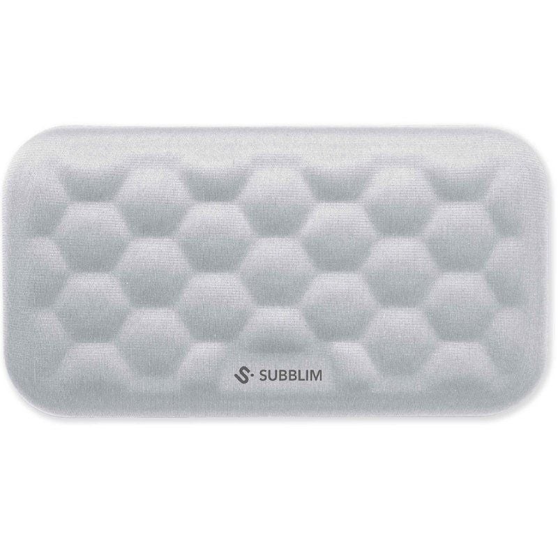 Reposamuñecas Subblim Ergo AirPadding/ Plateado