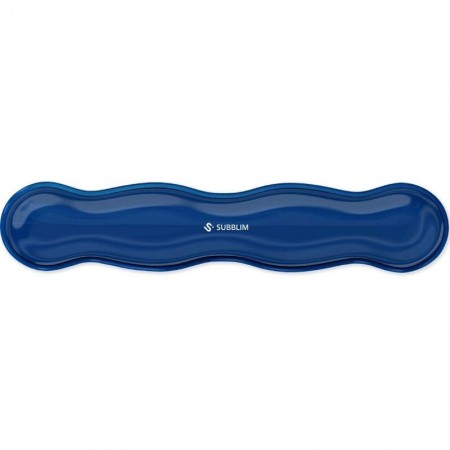 Reposamuñecas Subblim Ergo Cristal Flex/ Azul Oscuro