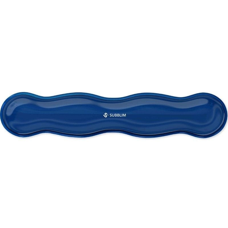 Reposamuñecas Subblim Ergo Cristal Flex/ Azul Oscuro