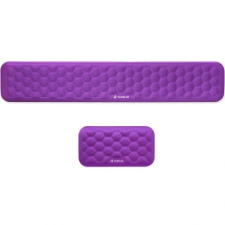 Pack de 2 Reposamuñecas Subblim Ergo AirPadding/ Púrpura