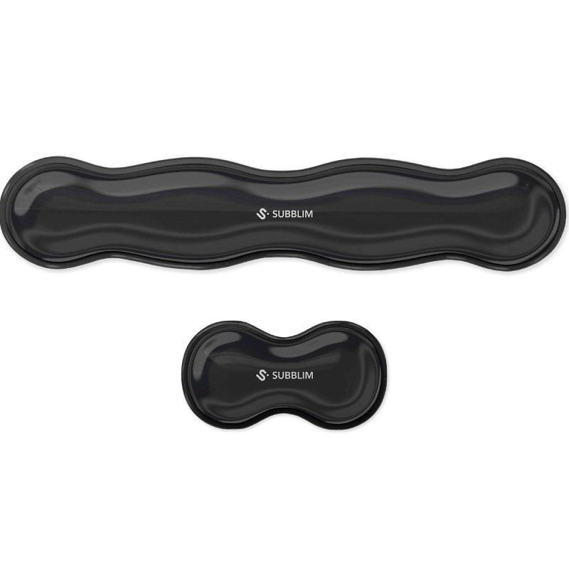 Pack de 2 Reposamuñecas Subblim Ergo Crystal Flex