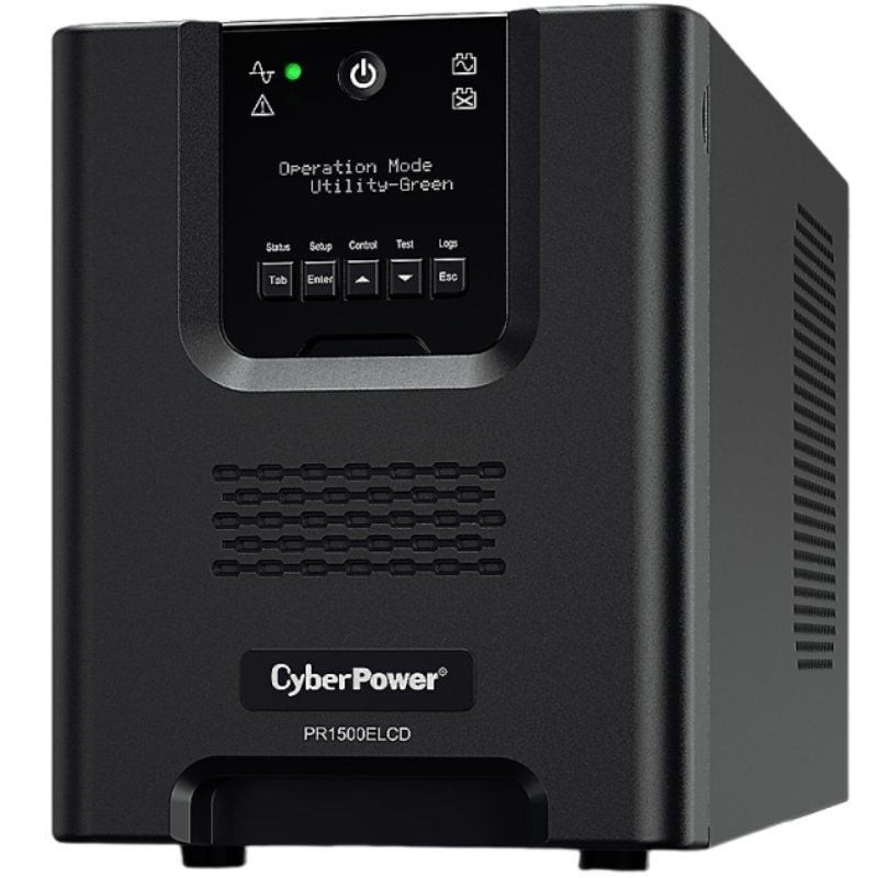 SAI Línea Interactiva Cyberpower PR1500ELCD/ 1500VA-1350W/ 8 Salidas/ Formato Torre