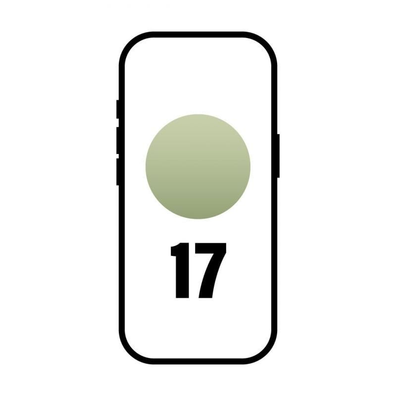 Smartphone Apple iPhone 17 256GB/ 6.3'/ 5G/ Verde salvia