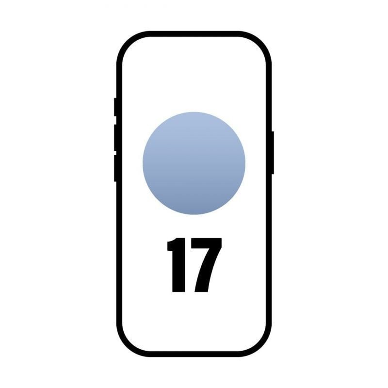 Smartphone Apple iPhone 17 256GB/ 6.3'/ 5G/ Azul Neblina