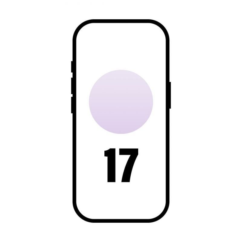 Smartphone Apple iPhone 17 256GB/ 6.3'/ 5G/ Lavanda