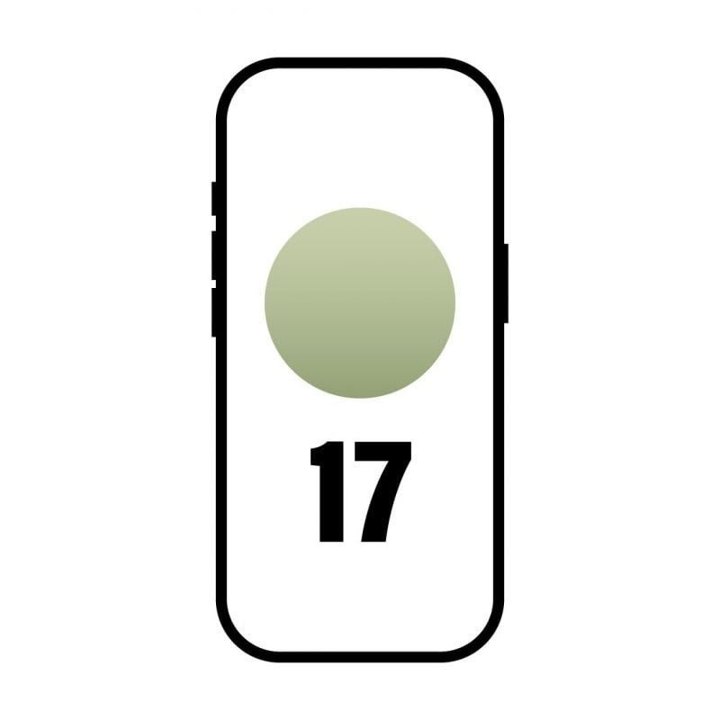 Smartphone Apple iPhone 17 512GB/ 6.3'/ 5G/ Verde salvia