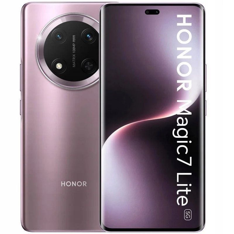 Smartphone Honor Magic 7 Lite 8GB/ 256GB/ 6.78'/ 5G/ Púrpura Titanio