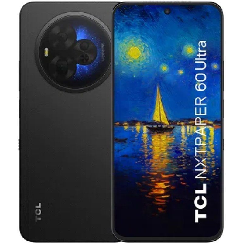 Smartphone TCL 60 Ultra NXTPAPER 12GB/ 512GB/ 7.2'/ 5G/ Negro Nebulosa