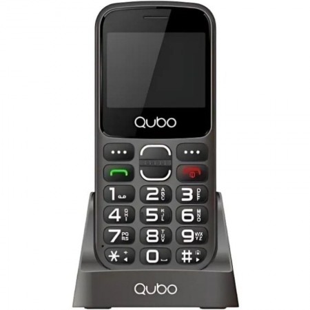 Teléfono Móvil Qubo X-230BKC 4G para Personas Mayores/ Negro