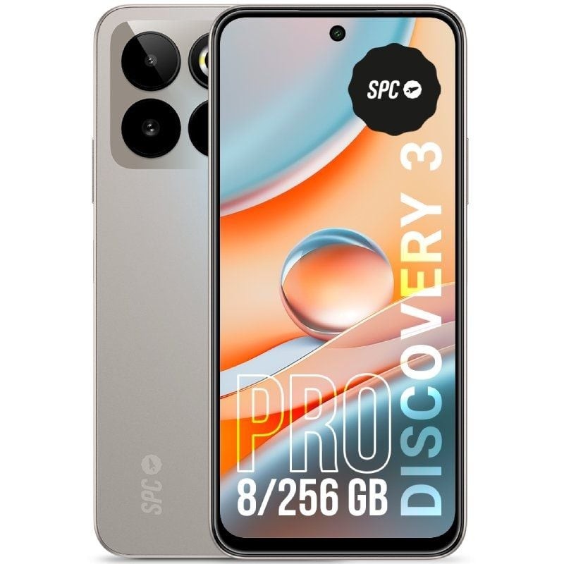 Smartphone SPC Discovery 3 Pro 8GB/ 256GB/ 6.7'/ Niebla Lunar