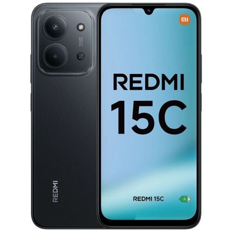 Smartphone Xiaomi Redmi 15C 4GB/ 128GB/ 6.9'/ Negro