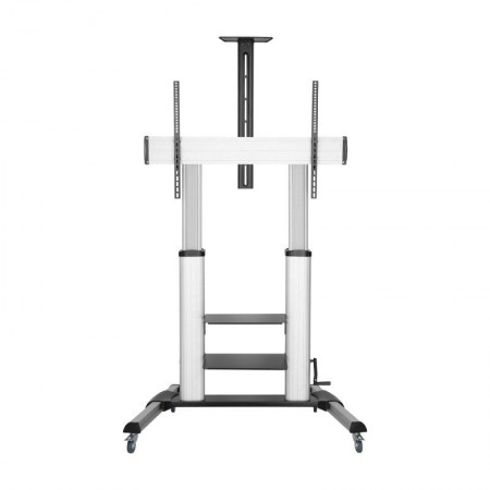 Soporte de Suelo Inclinable con Ruedas y Manivela Aisens FT100TE-125 para TV 60-100'/ hasta 100kg