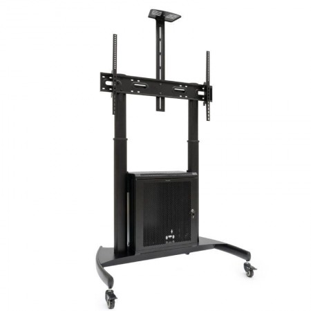 Soporte de Suelo Inclinable con Ruedas TooQ Narnia FS20500M-B para TV de 60-100'/ hasta 100kg