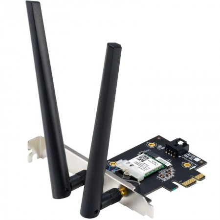 Tarjeta de Red Inalámbrica-PCI Express Asus PCE-BE6500/ 6500Mbps/ 2.4/5/6GHz