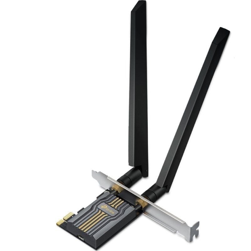 Tarjeta de Red Inalámbrica-PCI Express TP-Link Archer TBE400E/ WiFi 7/ 6500Mbps/ 2.4/5GHz/6GHz