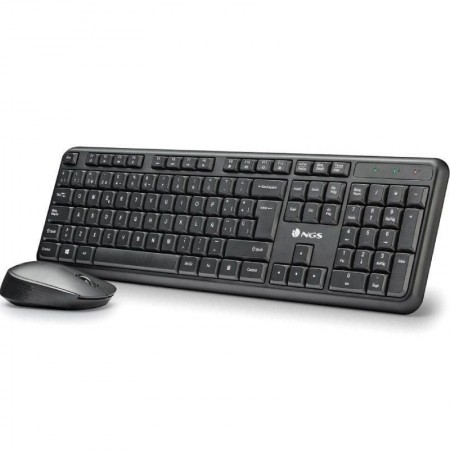 Teclado y Ratón Inalámbricos NGS Harmony Kit