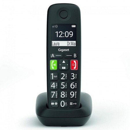 Teléfono Inalámbrico Gigaset E290/ Negro
