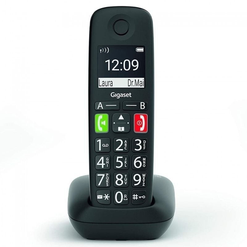 Teléfono Inalámbrico Gigaset E290/ Negro