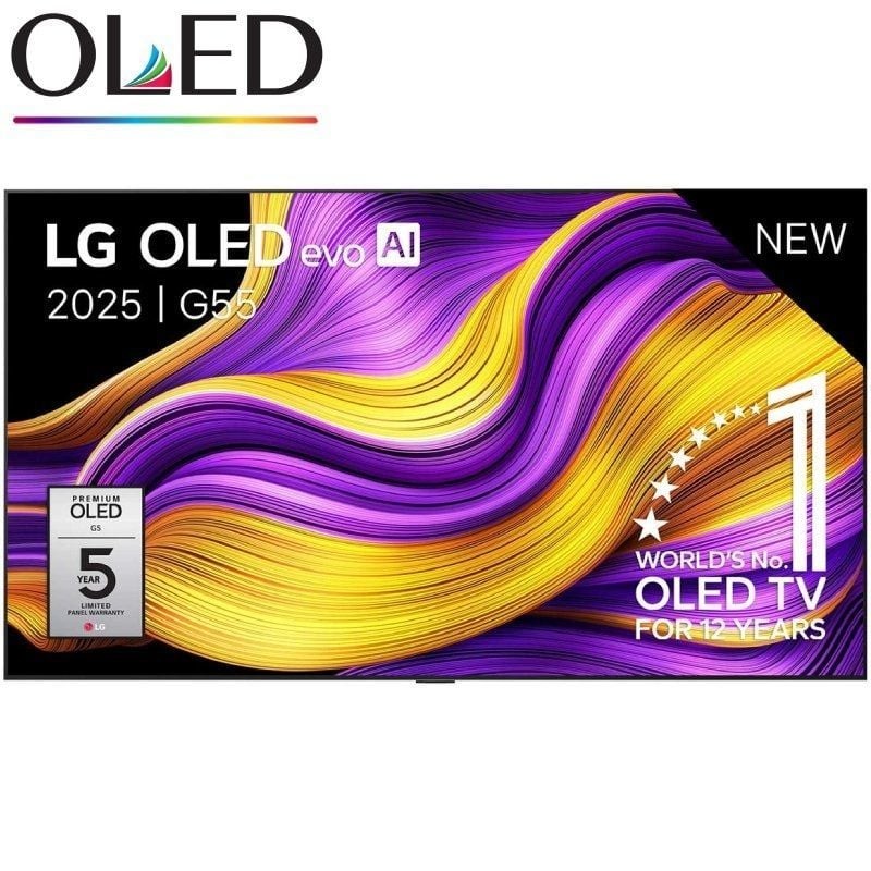 Televisor LG OLED Evo AI G5 OLED55G55LW 55'/ Ultra HD 4K/ Smart TV/ WiFi