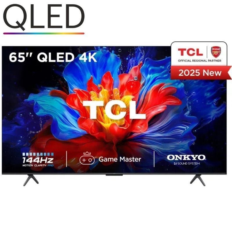 Televisor TCL QLED 65P8K 65'/ Ultra HD 4K/ Smart TV/ WiFi