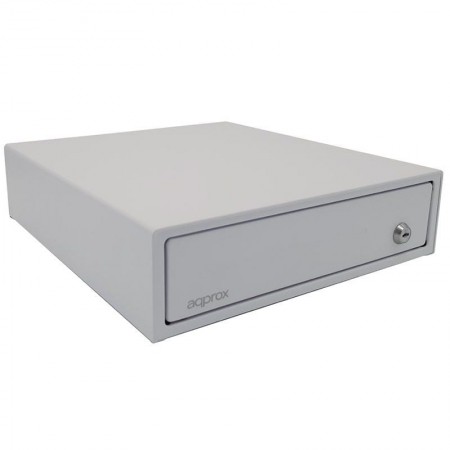 Cajón Portamonedas Approx appCASH33WH/ Manual y Automático/ Blanco
