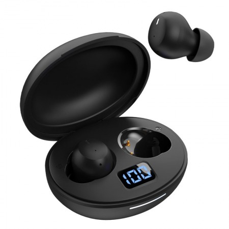 Auriculares Stereo Bluetooth Earbuds ANC COOL Pocket Negro