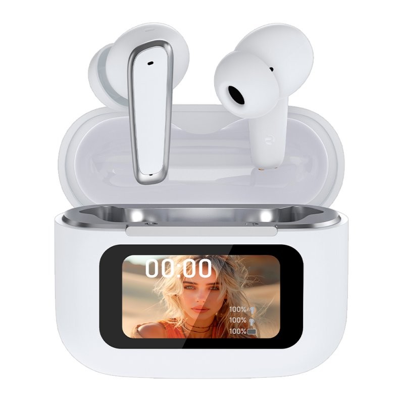 Auriculares Stereo Bluetooth Earbuds TWS COOL Iria AI (ANC, Traducción, IA) Blanco