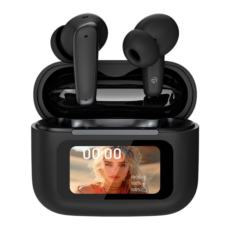 Auriculares Stereo Bluetooth Earbuds TWS COOL Iria AI (ANC, Traducción, IA) Negro