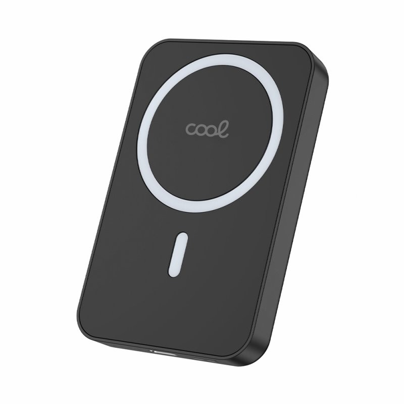 Bateria Externa Universal MAGNÉTICA Power Bank Qi 5000 mAh COOL Negro
