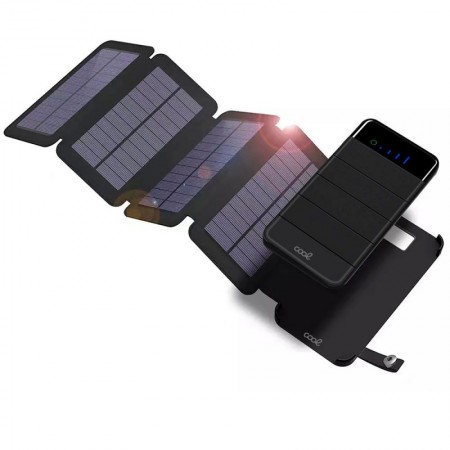 Bateria Externa Universal Power Bank Solar 10.000 mAh con 4 Paneles Solares COOL