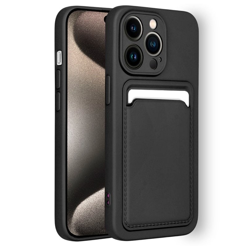 Carcasa COOL para iPhone 15 Pro Max Card Negro