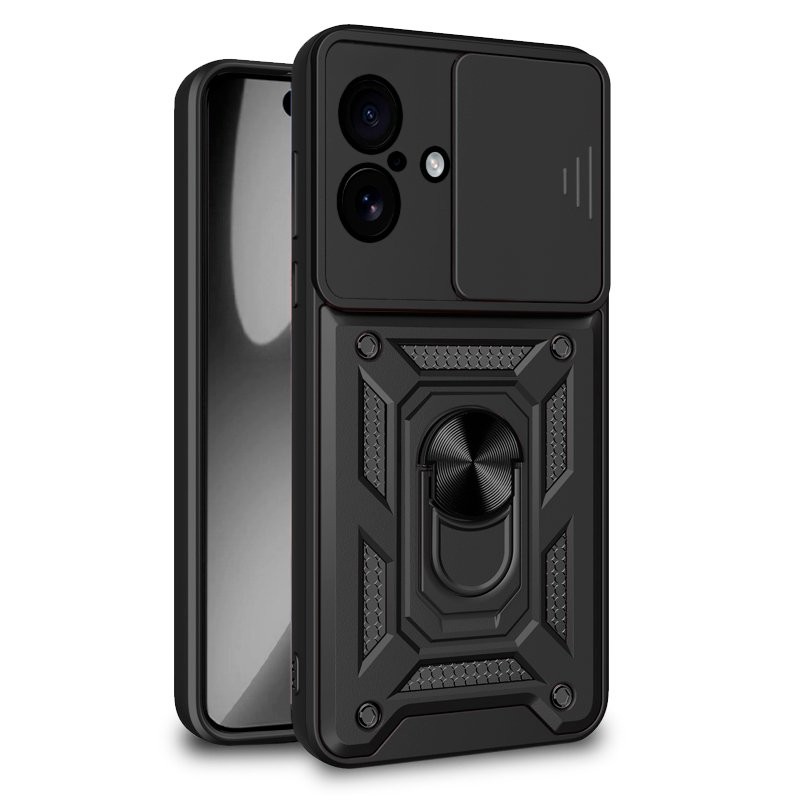 Carcasa COOL para iPhone 17 Hard Ring Negro