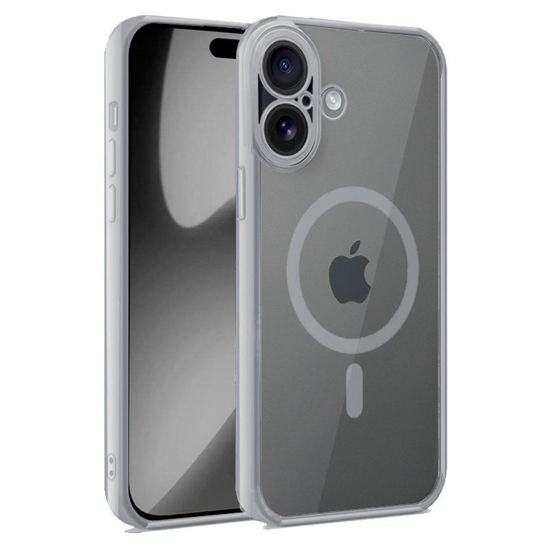Carcasa COOL para iPhone 17 Magnética Borde Plata