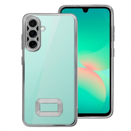 Carcasa COOL para Samsung A266 Galaxy A26 5G / A17 / A17 5G Borde Metalizado (Plata)