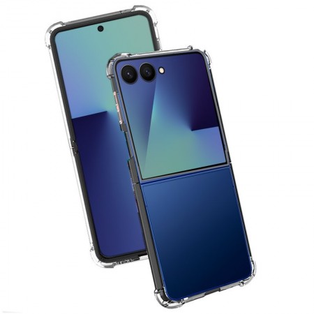 Carcasa COOL para Samsung F766 Galaxy Z Flip 7 AntiShock Transparente