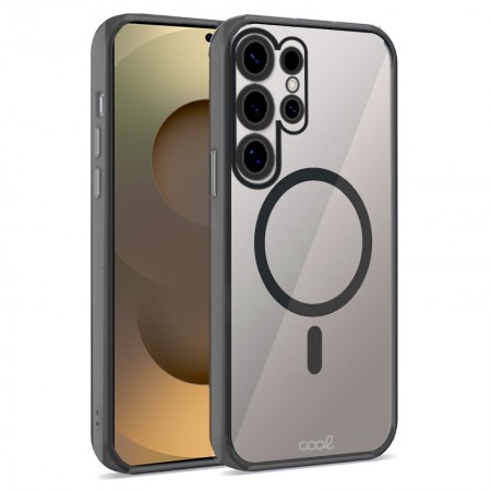 Carcasa COOL para Samsung S938 Galaxy S25 Ultra Magnética Borde Negro