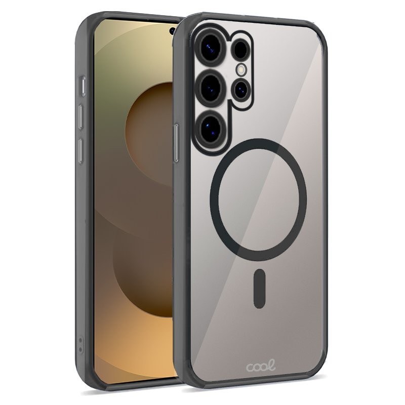 Carcasa COOL para Samsung S938 Galaxy S25 Ultra Magnética Borde Negro