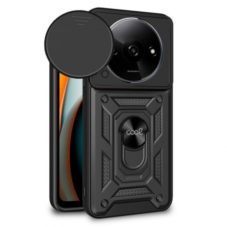 Carcasa COOL para Xiaomi Redmi A3 Hard Ring Negro