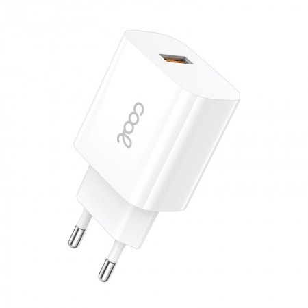 Cargador Red Adaptador 1x USB Universal COOL (2.4 Amp) Blanco