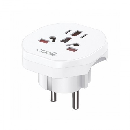 Cargador Universal Adaptador Internacional (World to Europe) COOL