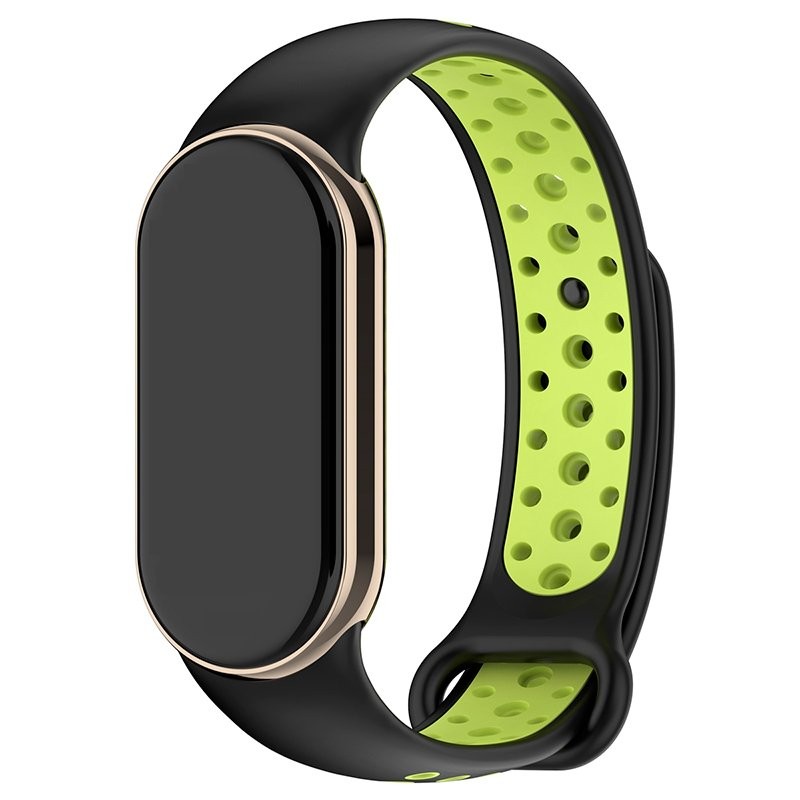 Correa COOL para Xiaomi Smart Band 8 / 9 / 10 Sport Negro-Verde