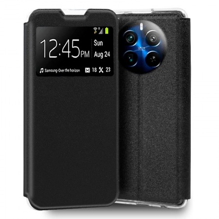 Funda COOL Flip Cover para Realme 12 Pro 5G / 12 Pro Plus 5G Liso Negro
